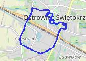 Trasa z dnia 2016-10-25 18:51 - mapa trasy gps - bieganie