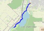 12 km spokojnie - mapa trasy gps - bieganie