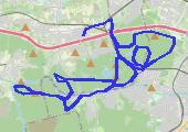 Trasa z dnia 2016-10-30 11:02 - mapa trasy gps - bieganie