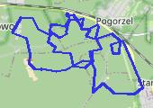 PWiM XIV 2016-10-30  - mapa trasy gps - rower górski