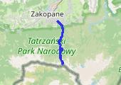Kasprowy Wierch - mapa trasy gps - wędrówka
