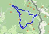 Góry Orlickie II: Neratov i Anenský Vrch - mapa trasy gps - marsz