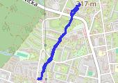 Trasa z dnia 2016-10-28 17:17 - mapa trasy gps - spacer