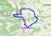 wiosna cd - mapa trasy gps - rower górski
