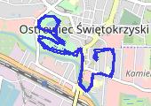 Bieganie - mapa trasy gps - bieganie