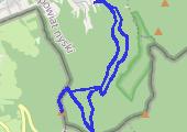 Biskupia Kopa wieczornie - mapa trasy gps - marsz