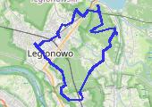 Mini Maraton 2016-11-05 - mapa trasy gps - rower górski