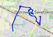 Bieganie - mapa trasy gps - bieganie