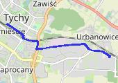 Trasa z dnia 2013-05-09 13:40 - mapa trasy gps - rower górski