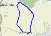 Wycieczka z Julką - mapa trasy gps - rower górski