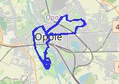 Trasa z dnia 2016-11-08 19:15 - mapa trasy gps - jazda konna