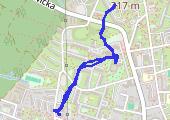 Trasa z dnia 2016-11-12 18:45 - mapa trasy gps - spacer