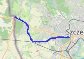 Trasa z dnia 2016-11-17 07:17 - mapa trasy gps - rower trekkingowy