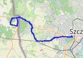 Trasa z dnia 2016-11-18 07:25 - mapa trasy gps - rower trekkingowy