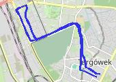 Trasa z dnia 2016-11-20 11:07 - mapa trasy gps - nordic walking