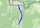 Do źródeł Złotego Potoku i kaplicy nad Heřmanovicami - mapa trasy gps - marsz