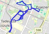 Trasa z dnia 2016-11-20 08:58 - mapa trasy gps - bieganie