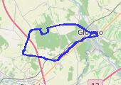 Trasa z dnia 2016-11-20 13:14 - mapa trasy gps - rower górski