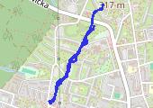 Trasa z dnia 2016-11-21 11:23 - mapa trasy gps - spacer