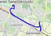 Trasa z dnia 2016-11-21 17:26 - mapa trasy gps - bieganie
