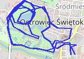 Trasa z dnia 2016-11-24 18:00 - mapa trasy gps - bieganie