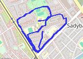 Trasa z dnia 2016-11-27 18:33 - mapa trasy gps - bieganie