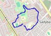Trasa z dnia 2016-11-29 19:43 - mapa trasy gps - bieganie