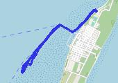 Drugi snorkling 2015-01-23 15:28 - mapa trasy gps - łódź