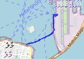 Prom z Male 2015-01-25 09:55 - mapa trasy gps - łódź