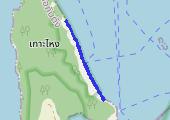 2016-11-29 Thai biego-marsz - mapa trasy gps - bieganie