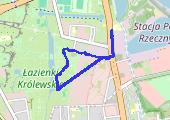Trasa z dnia 2016-12-01 12:00 - mapa trasy gps - spacer