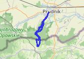 Okopowa i okolice Jíndřichova - mapa trasy gps - marsz