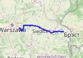 Trasa z dnia 2016-12-05 00:06 - mapa trasy gps - samochód
