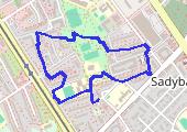 Trasa z dnia 2016-12-05 20:11 - mapa trasy gps - bieganie