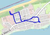 Trasa z dnia 2016-08-05 21:23 - mapa trasy gps - bieganie