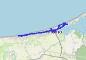 Trasa z dnia 2016-08-03 19:23 - mapa trasy gps - bieganie