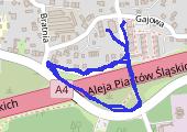 Trasa z dnia 2016-12-08 09:21 - mapa trasy gps - bieganie