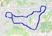 Trasa z dnia 2016-12-12 21:05 - mapa trasy gps - bieganie