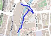 Trasa z dnia 2016-12-23 10:09 - mapa trasy gps - marsz