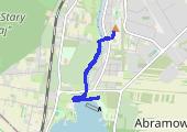 6 km + podbiegi 5 x 100m - mapa trasy gps - bieganie