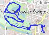 Bieganie - mapa trasy gps - bieganie