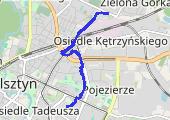 Trasa z dnia 2016-12-20 07:35 - mapa trasy gps - marsz