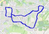 Trasa z dnia 2016-12-28 21:10 - mapa trasy gps - bieganie