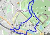 Trasa z dnia 2017-01-07 18:50 - mapa trasy gps - rower trekkingowy
