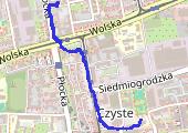 Trasa z dnia 2017-01-10 15:34 - mapa trasy gps - marsz