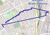 Trasa z dnia 2017-01-12 12:33 - mapa trasy gps - marsz