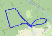 Trasa z dnia 2017-01-13 16:08 Rehabilitacyjnie - mapa trasy gps - marsz
