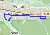Trasa z dnia 2013-06-01 11:10 - mapa trasy gps - rower górski