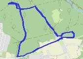 Trasa z dnia 2017-01-16 16:00 Rehabilitacyjnie - mapa trasy gps - marsz