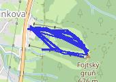 Trasa z dnia 2017-01-20 12:23 - mapa trasy gps - narty